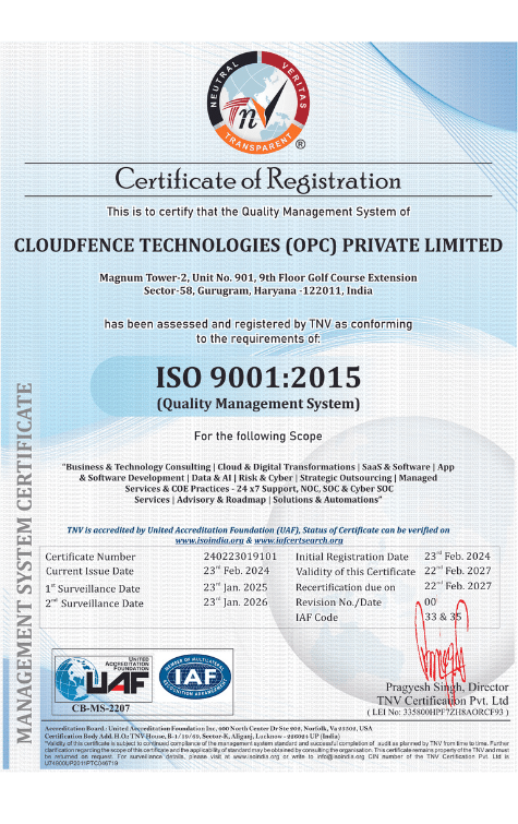 iso 27001 2024 Certified